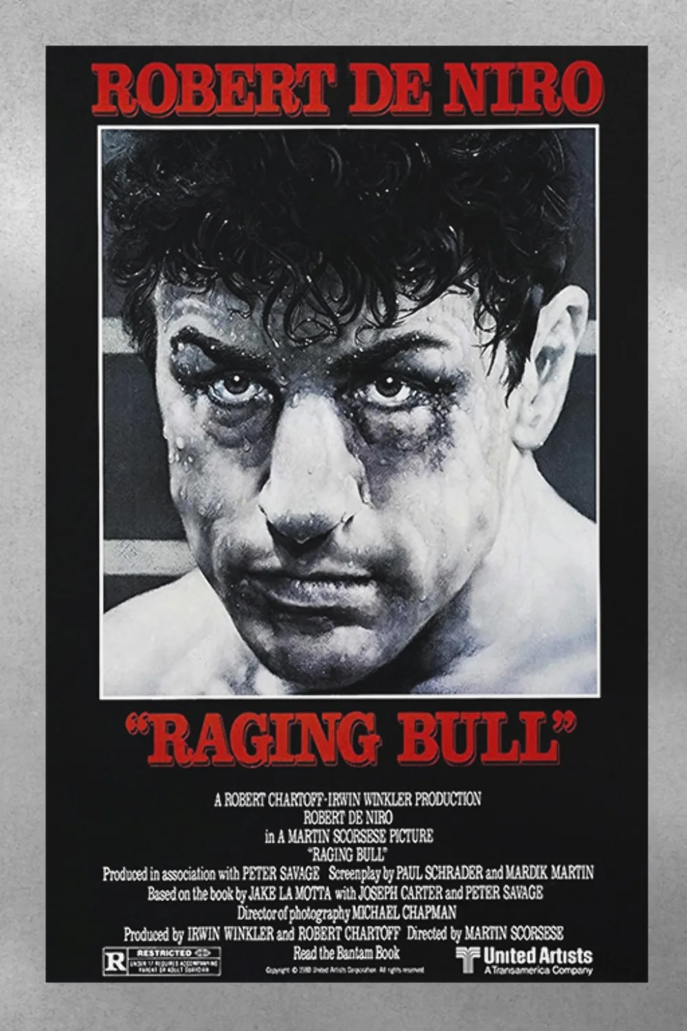 Raging Bull Robert De Niro | Premium Film Poster | Gloss Design, изображение 3