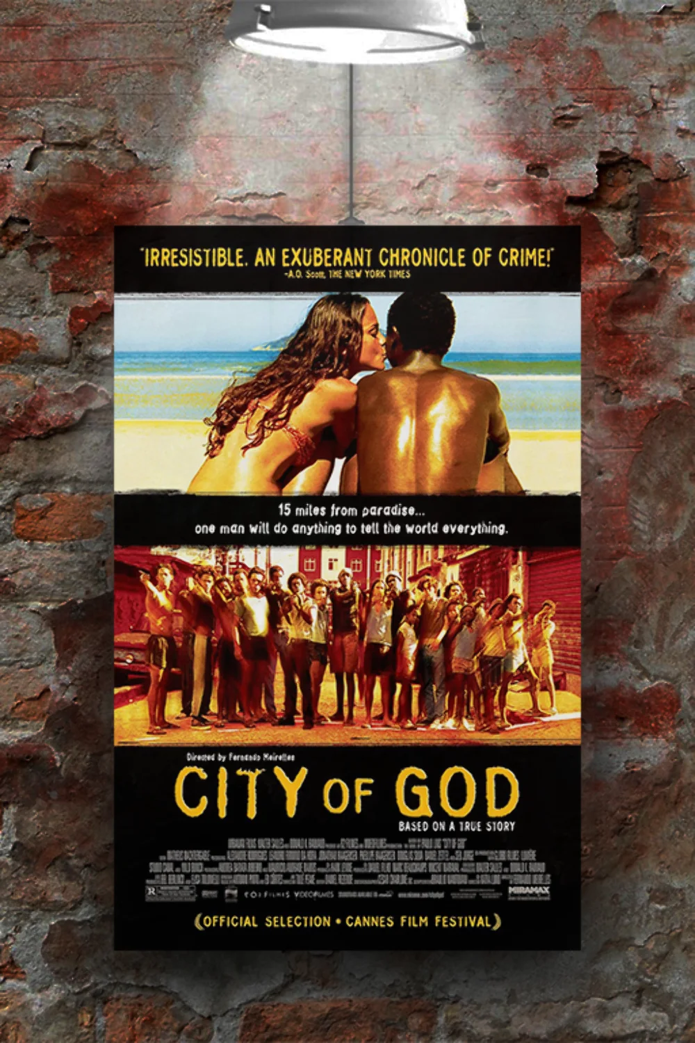 City of God | Matheus Nachtergaele | Film Poster Print | FilmCity of God Design, изображение 2