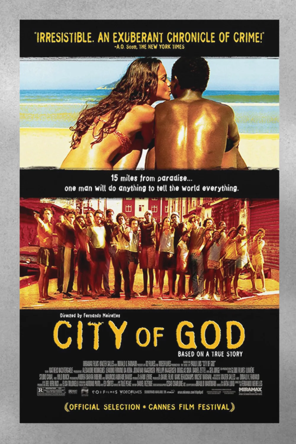 City of God | Matheus Nachtergaele | Film Poster Print | FilmCity of God Design, изображение 3