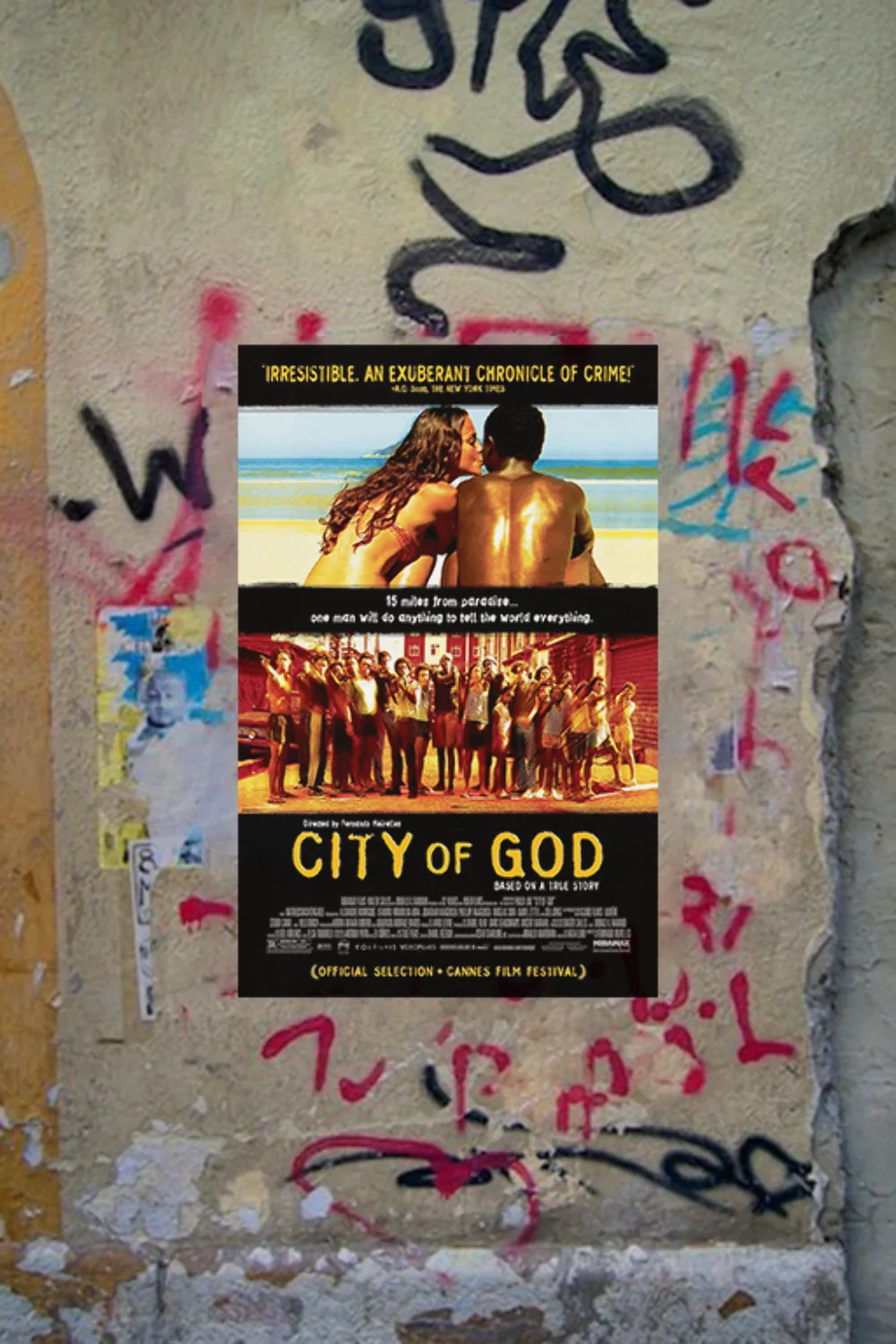 City of God | Matheus Nachtergaele | Film Poster Print | FilmCity of God Design, изображение 4