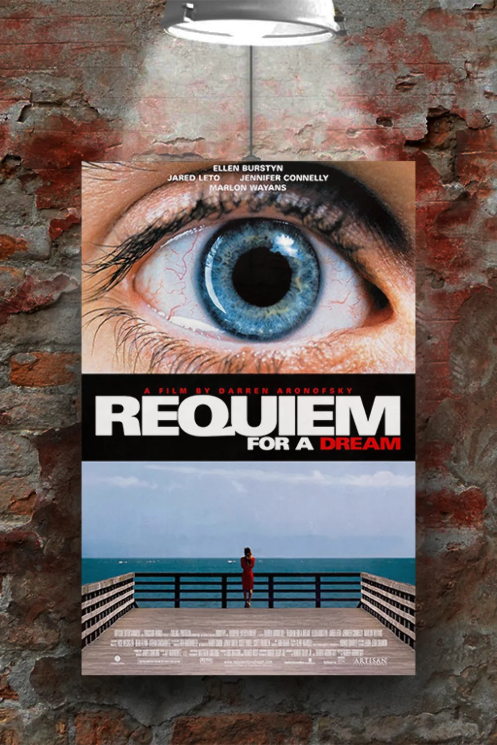 Requiem for a Dream | Jared Leto Gloss Poster | Film Art Print | Movie Memorabil, изображение 2