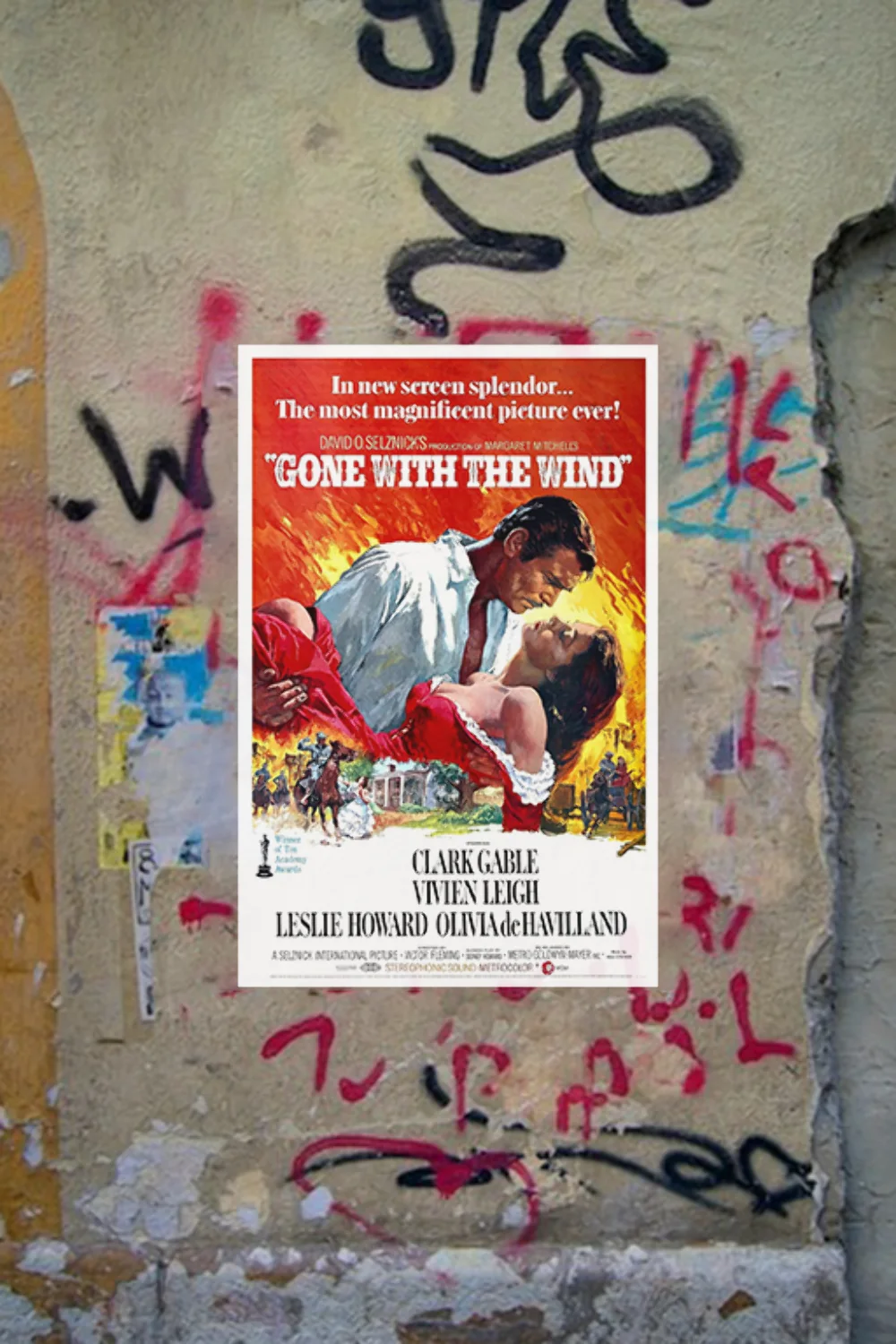 Gone with the Wind Vivien Leigh Clark Gable Poster Print | Classic Film Wall Art, изображение 4