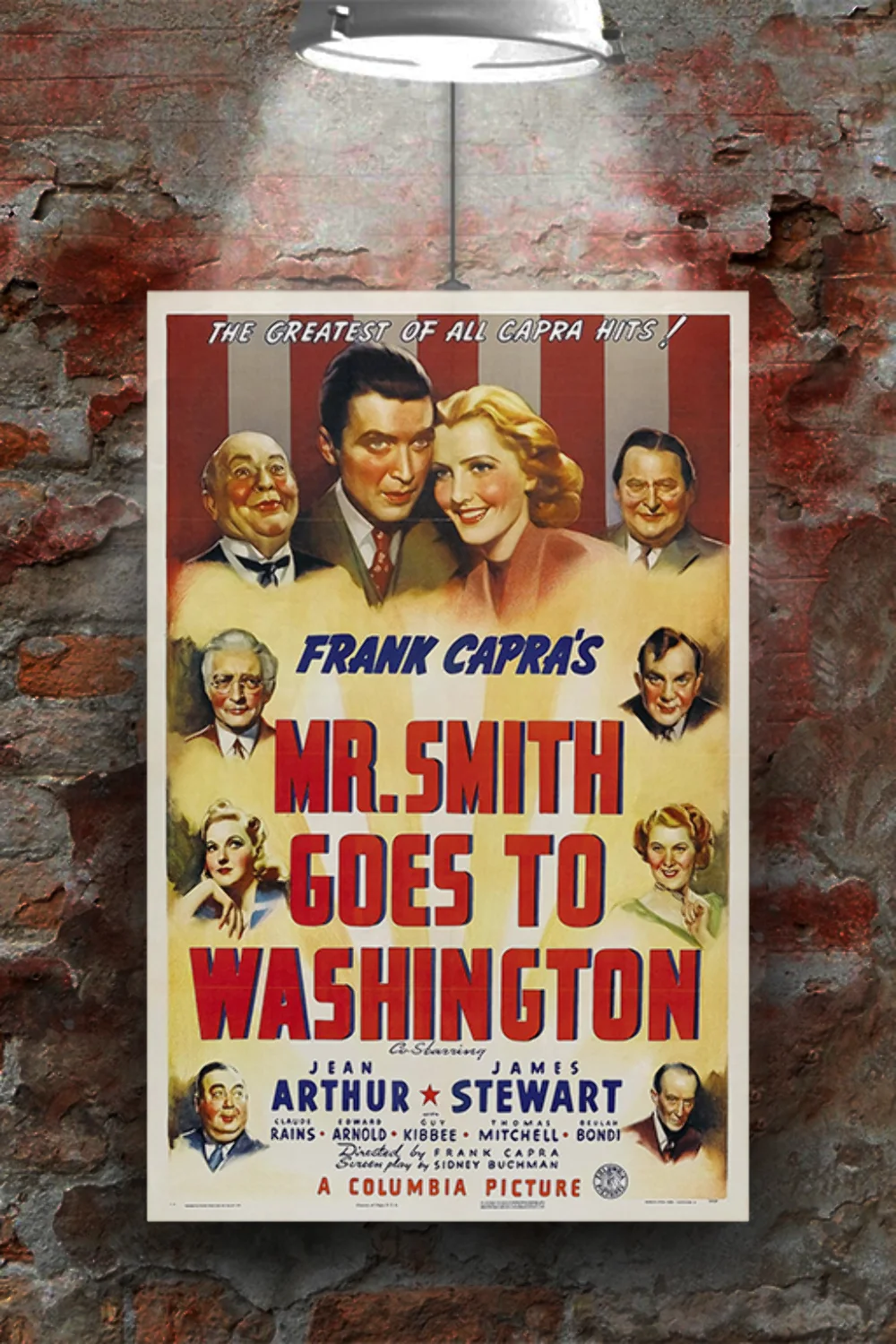 Mr. Smith Goes to Washington Poster - James Stewart | Vintage Movie Art Print |, изображение 2