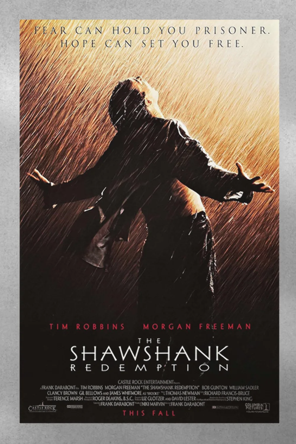 The Shawshank Redemption Tim Robbins Gloss Poster | Classic Film Wall Art | Movi, изображение 3