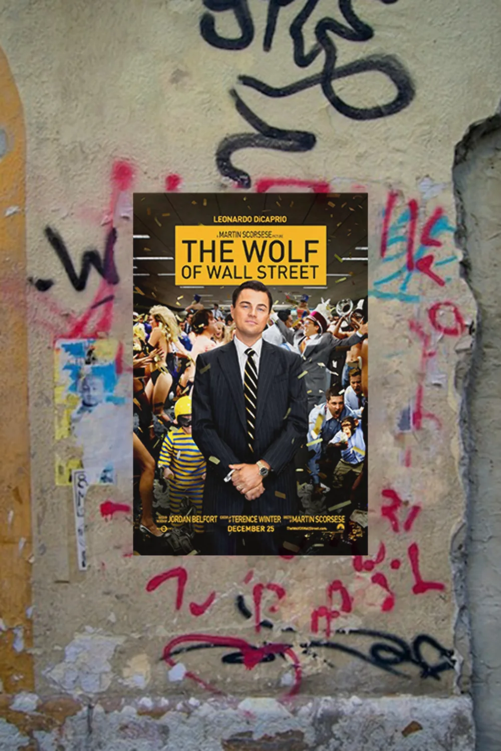 The Wolf of Wall Street Leonardo DiCaprio Poster Print | Films-themed Gloss Wall, изображение 4