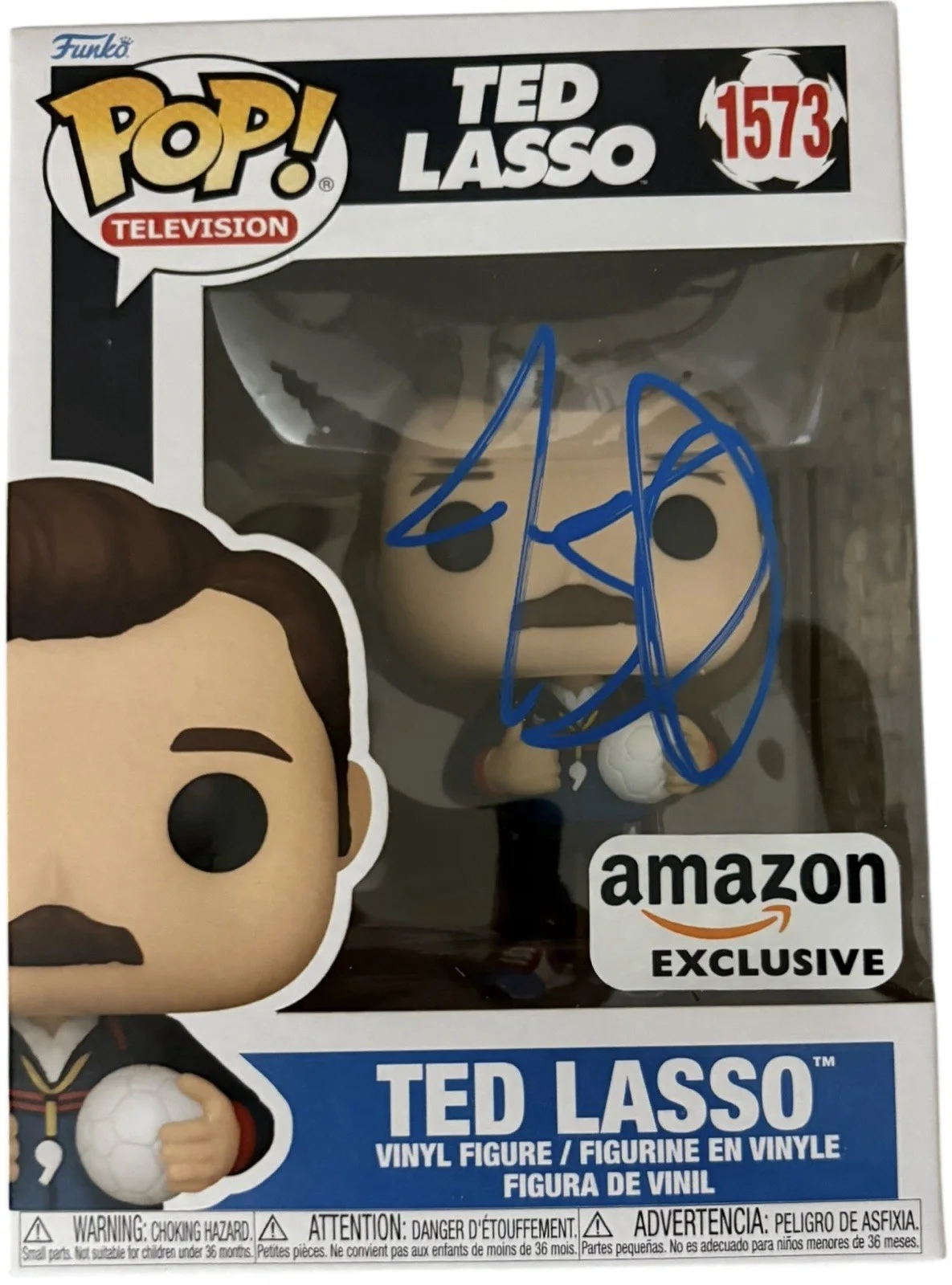 Jason Sudeikis — Ted Lasso Jason Sudeikis Signed Funko Pop #1573 JSA Certified