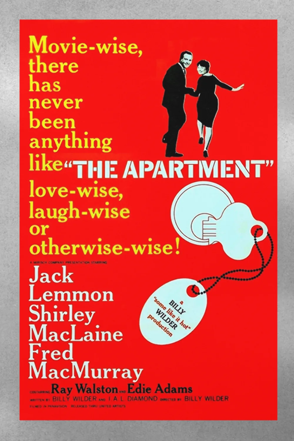 The Apartment Jack Lemmon Shirley MacLaine Poster Print | Film Noir Art | Classi, изображение 3