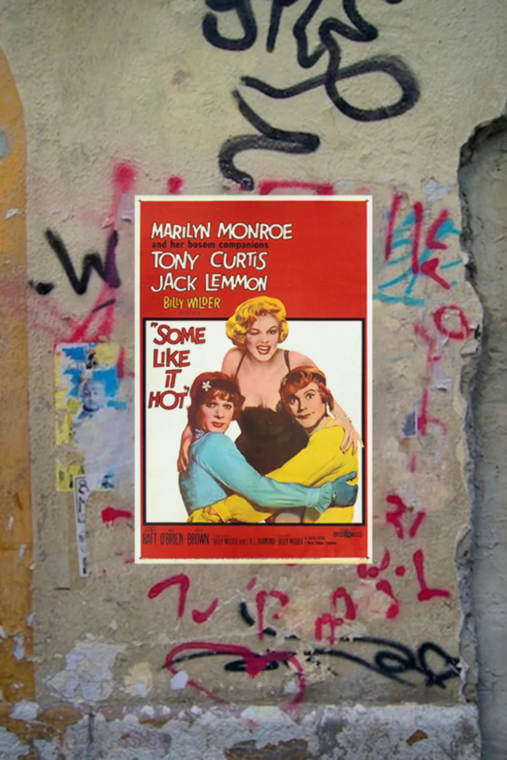 Some Like It Hot - Marilyn Monroe and Tony Curtis | Film Poster | Gloss Design |, image 4