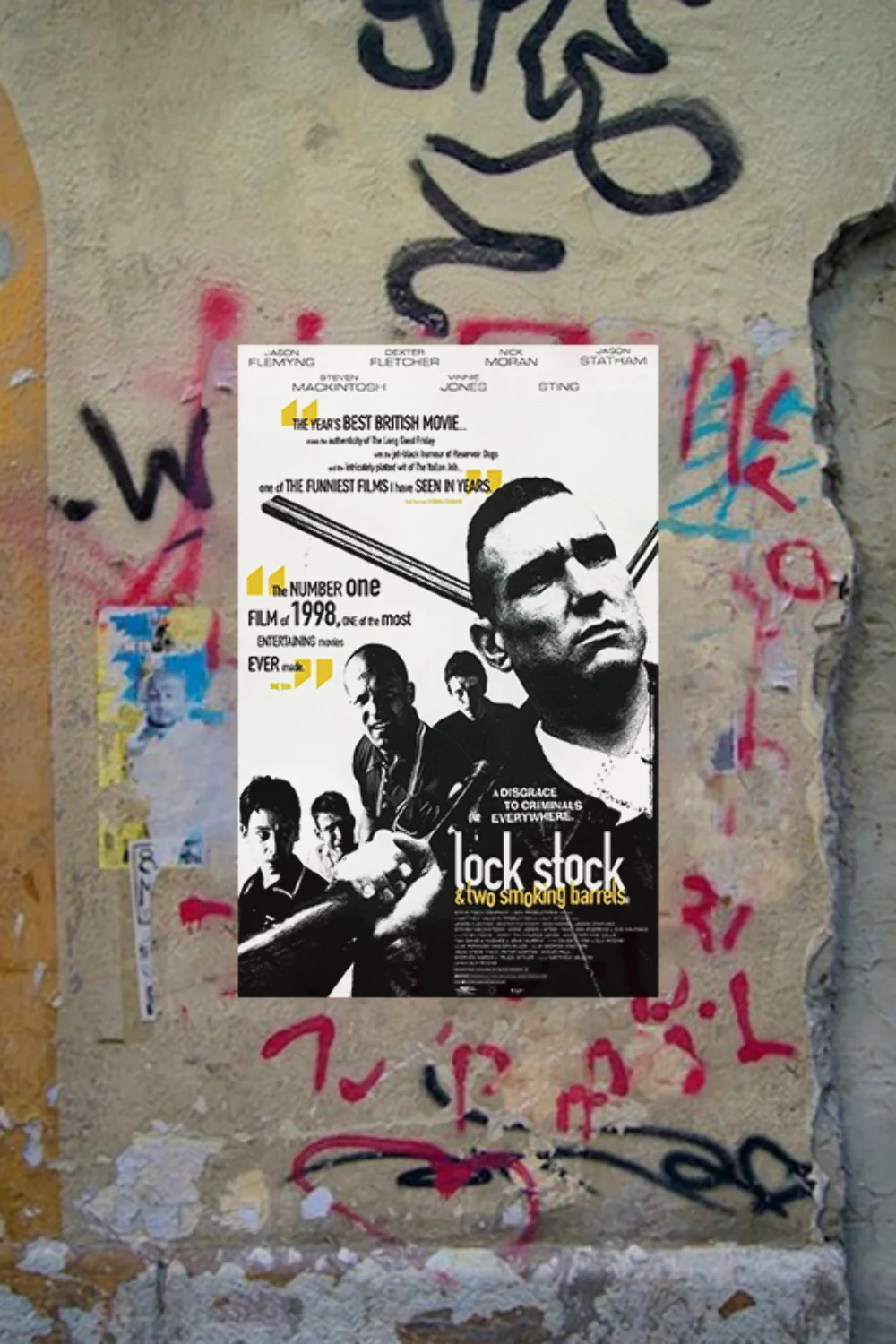 Lock, Stock and Two Smoking Barrels - Jason Statham Gloss Film Poster | Vintage, изображение 4