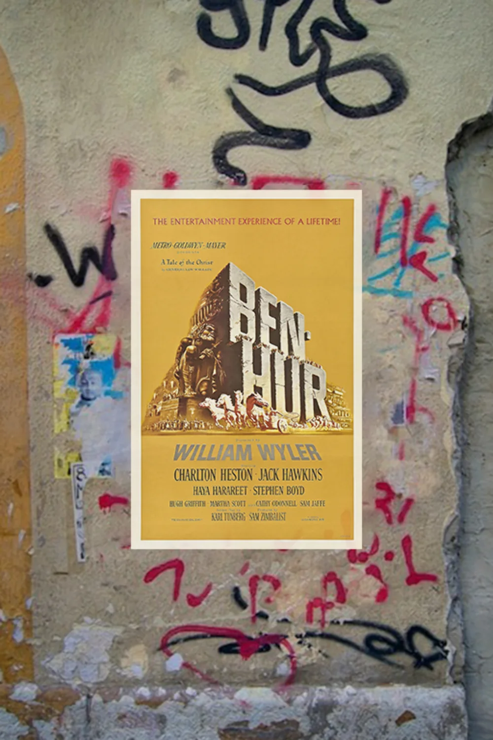 Ben-Hur Poster - Charlton Heston | Vintage Movie Art Print | Epic Film Decor, изображение 4