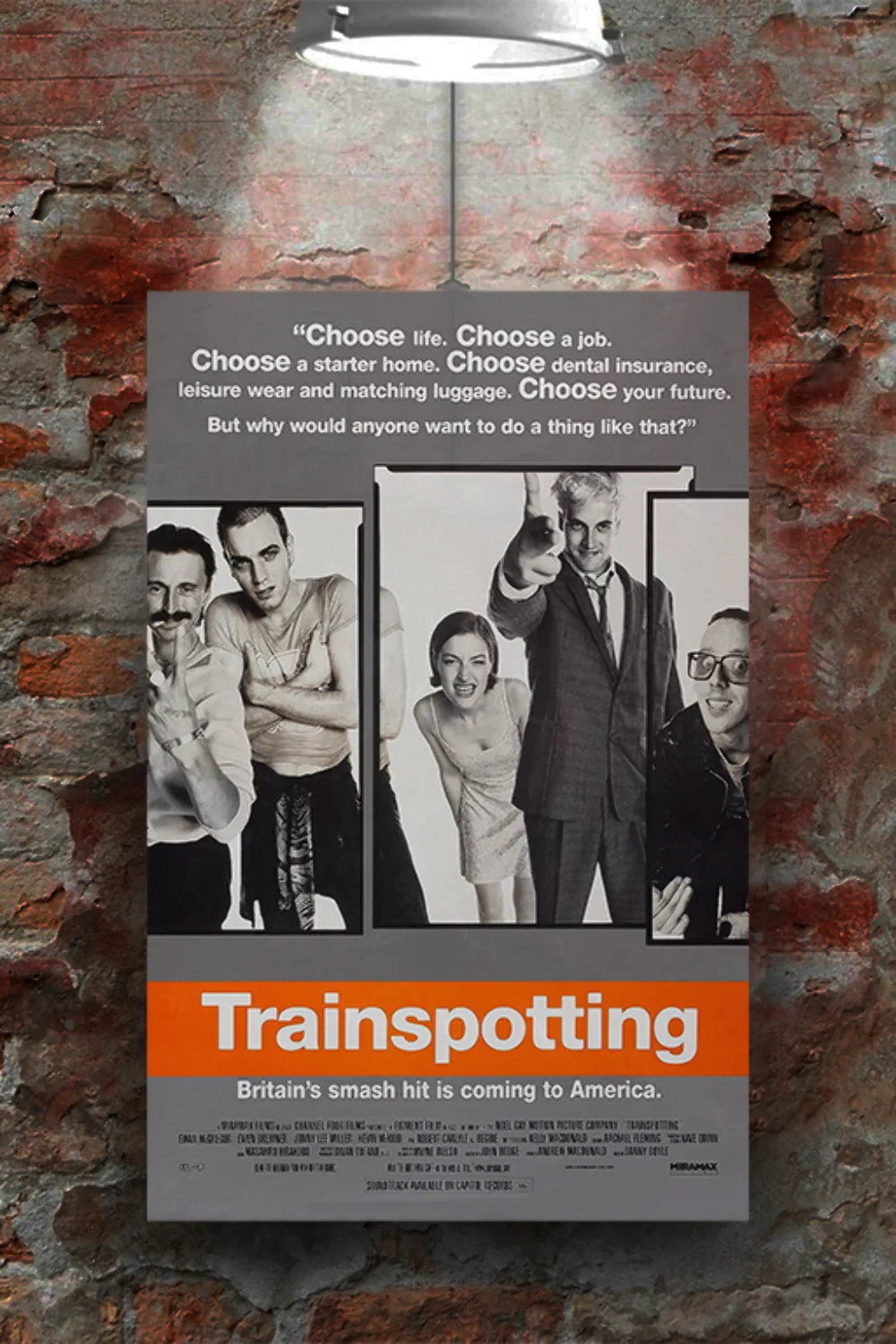 Trainspotting Ewan McGregor Premium Gloss Poster | Film Memorabilia | Danny Boyl, изображение 2