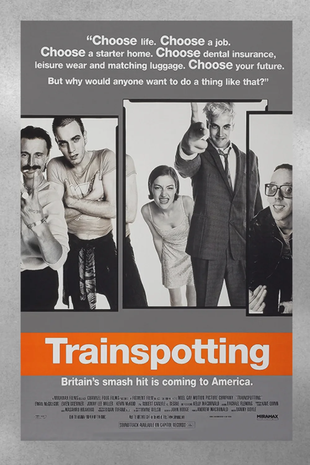 Trainspotting Ewan McGregor Premium Gloss Poster | Film Memorabilia | Danny Boyl, изображение 3
