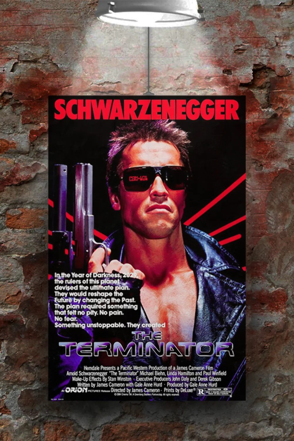 The Terminator Arnold Schwarzenegger Premium Gloss Poster | Film Memorabilia Art, изображение 2