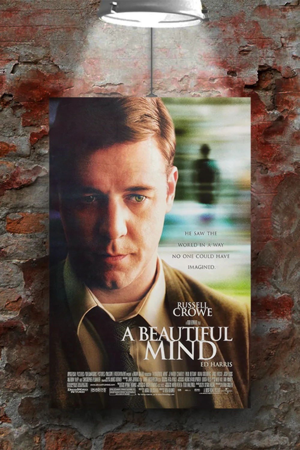 A Beautiful Mind Russell Crowe Gloss Poster | Film Memorabilia | Movie Art Decor, изображение 2