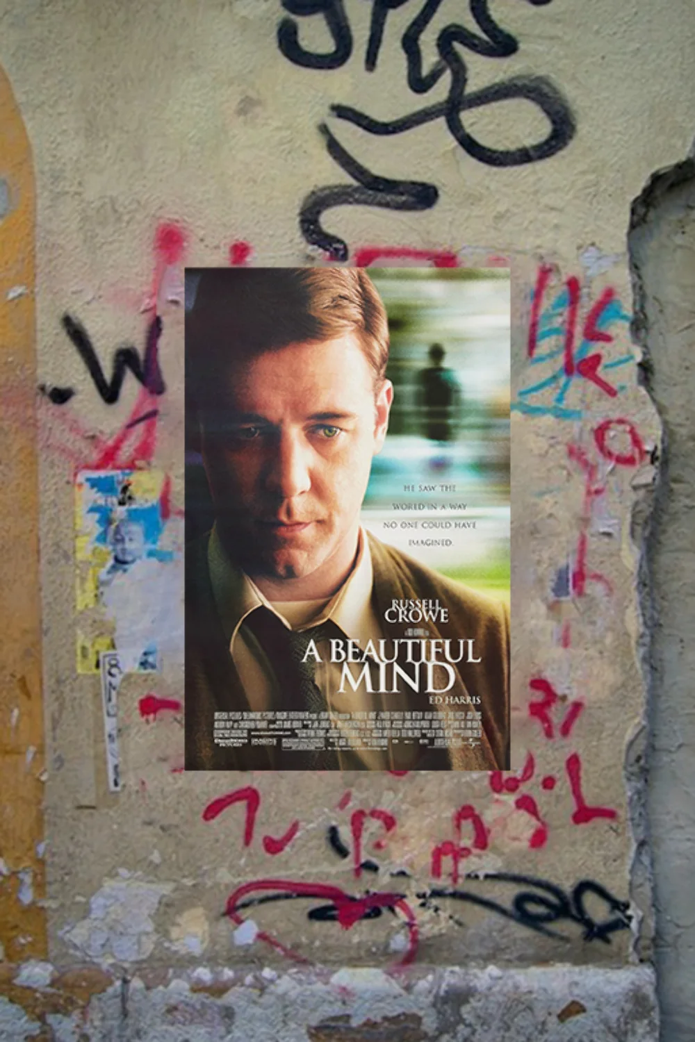 A Beautiful Mind Russell Crowe Gloss Poster | Film Memorabilia | Movie Art Decor, изображение 4