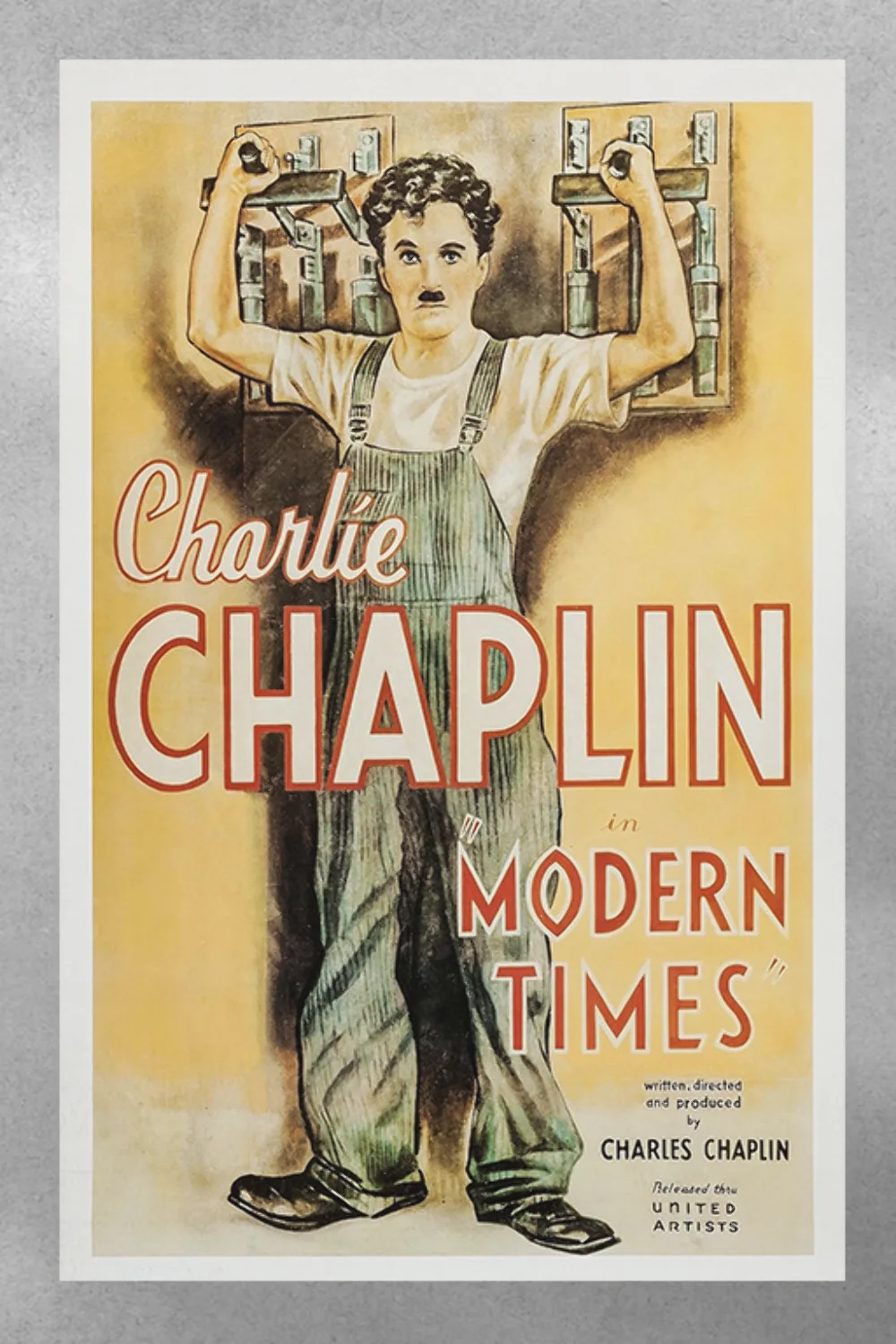 Modern Times Charlie Chaplin Art Print Gloss Poster | Classic Film Decor Wall Ar, image 3