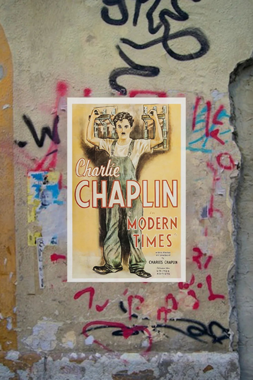 Modern Times Charlie Chaplin Art Print Gloss Poster | Classic Film Decor Wall Ar, image 4