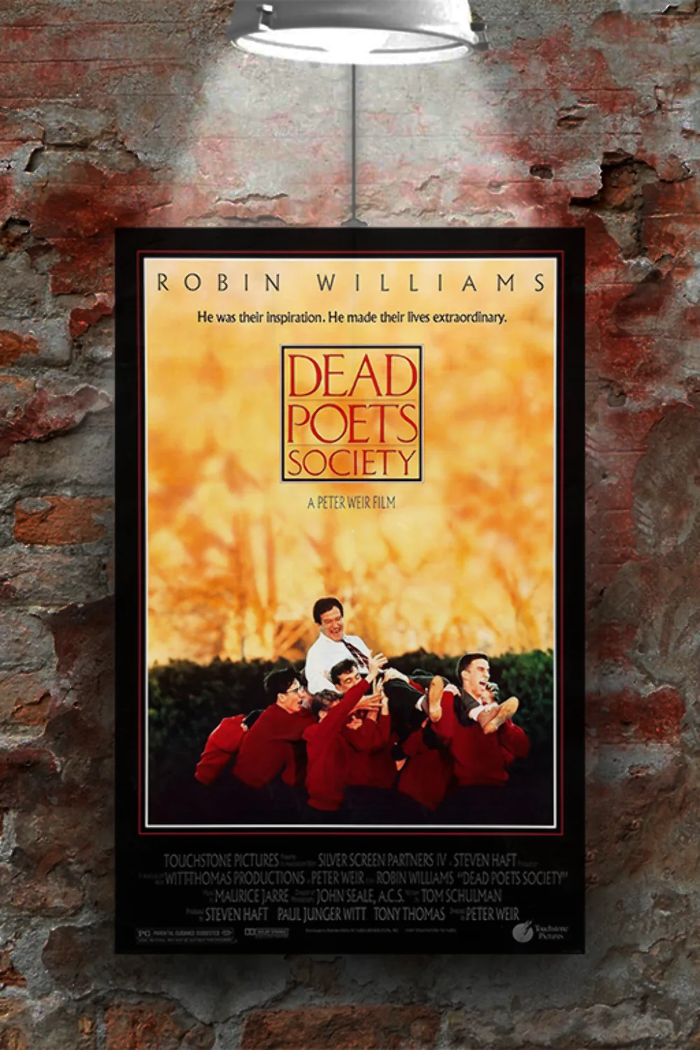 Dead Poets Society Robin Williams Gloss Poster | Film Memorabilia Home Decor | C, изображение 2