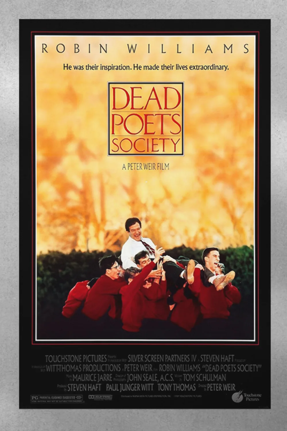 Dead Poets Society Robin Williams Gloss Poster | Film Memorabilia Home Decor | C, изображение 3