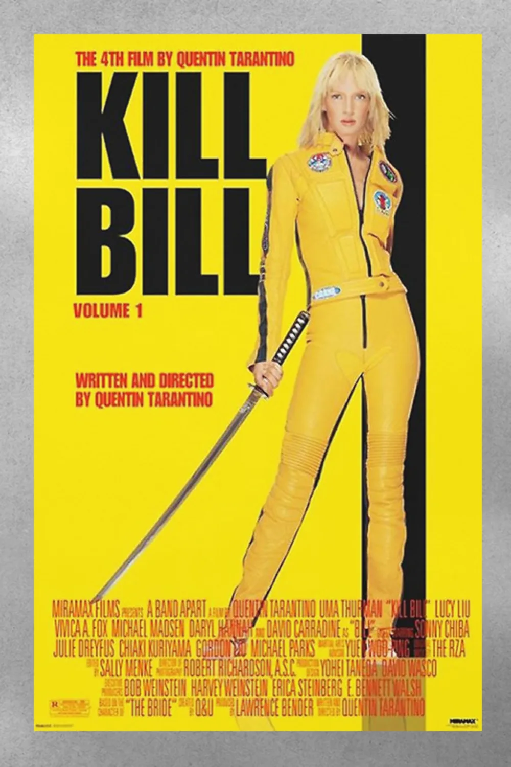 Kill Bill Vol 1 Uma Thurman Premium Gloss Poster | Quentin Tarantino Film Art Pr, image 3