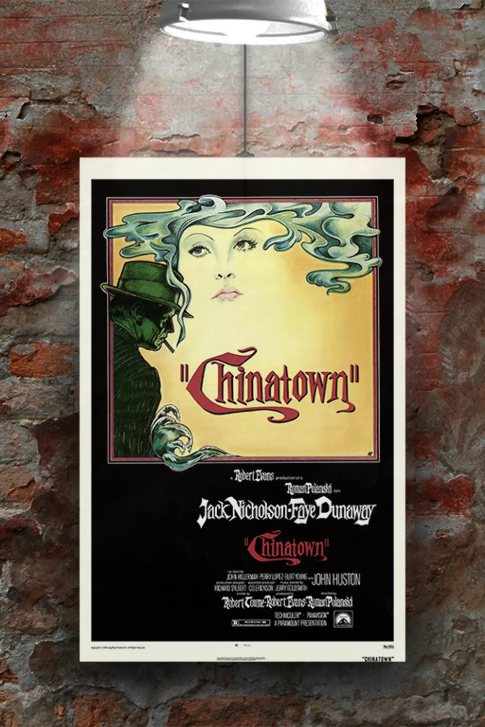 Chinatown Jack Nicholson Poster | Vintage Noir Movie Wall Art | Golden Age Holly, изображение 2