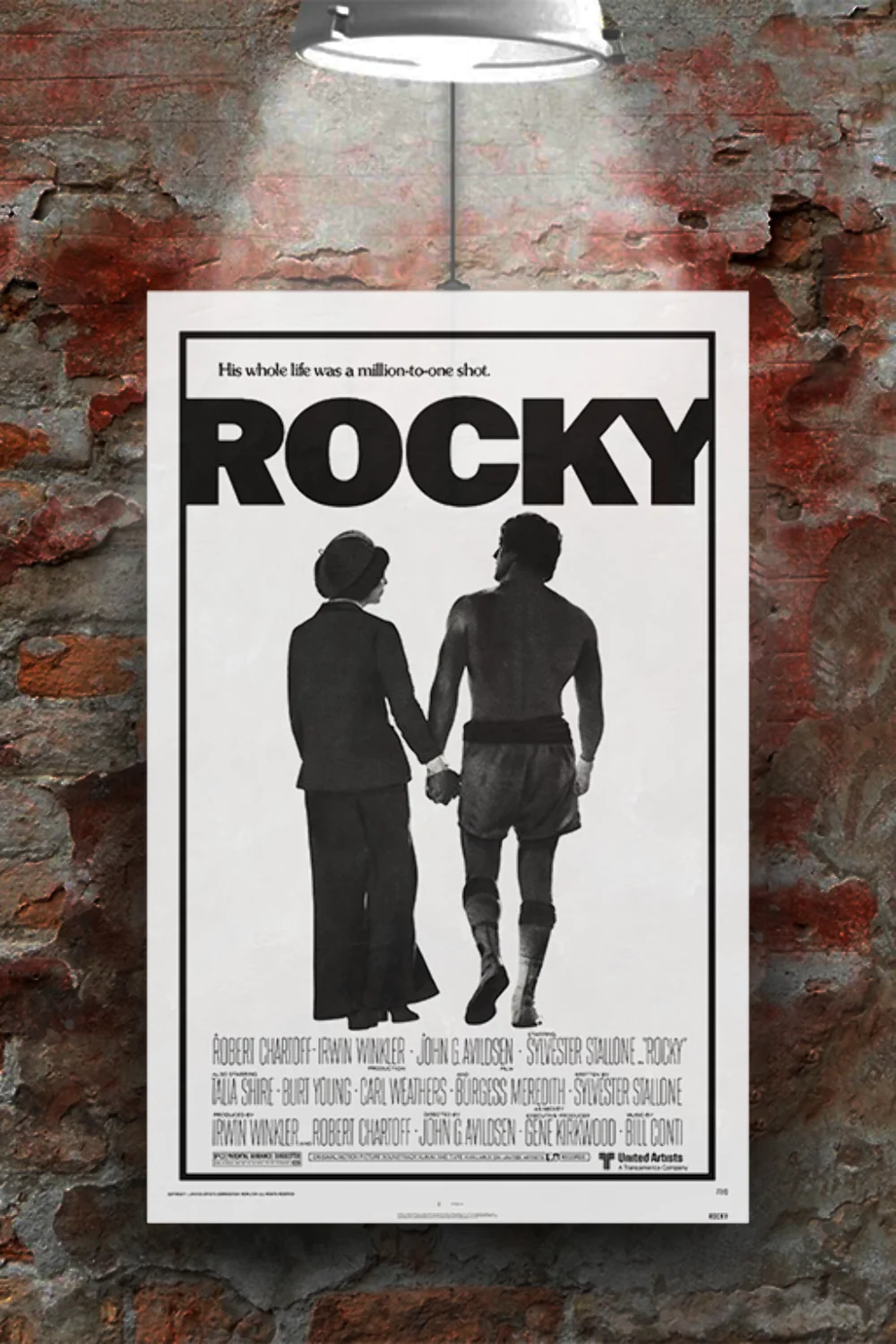 Rocky Balboa Sylvester Stallone Gloss Poster | Film Merchandise Art Print, image 2