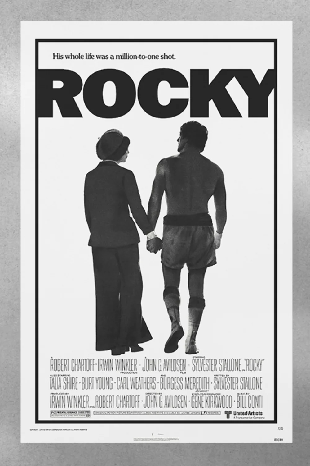 Rocky Balboa Sylvester Stallone Gloss Poster | Film Merchandise Art Print, image 3