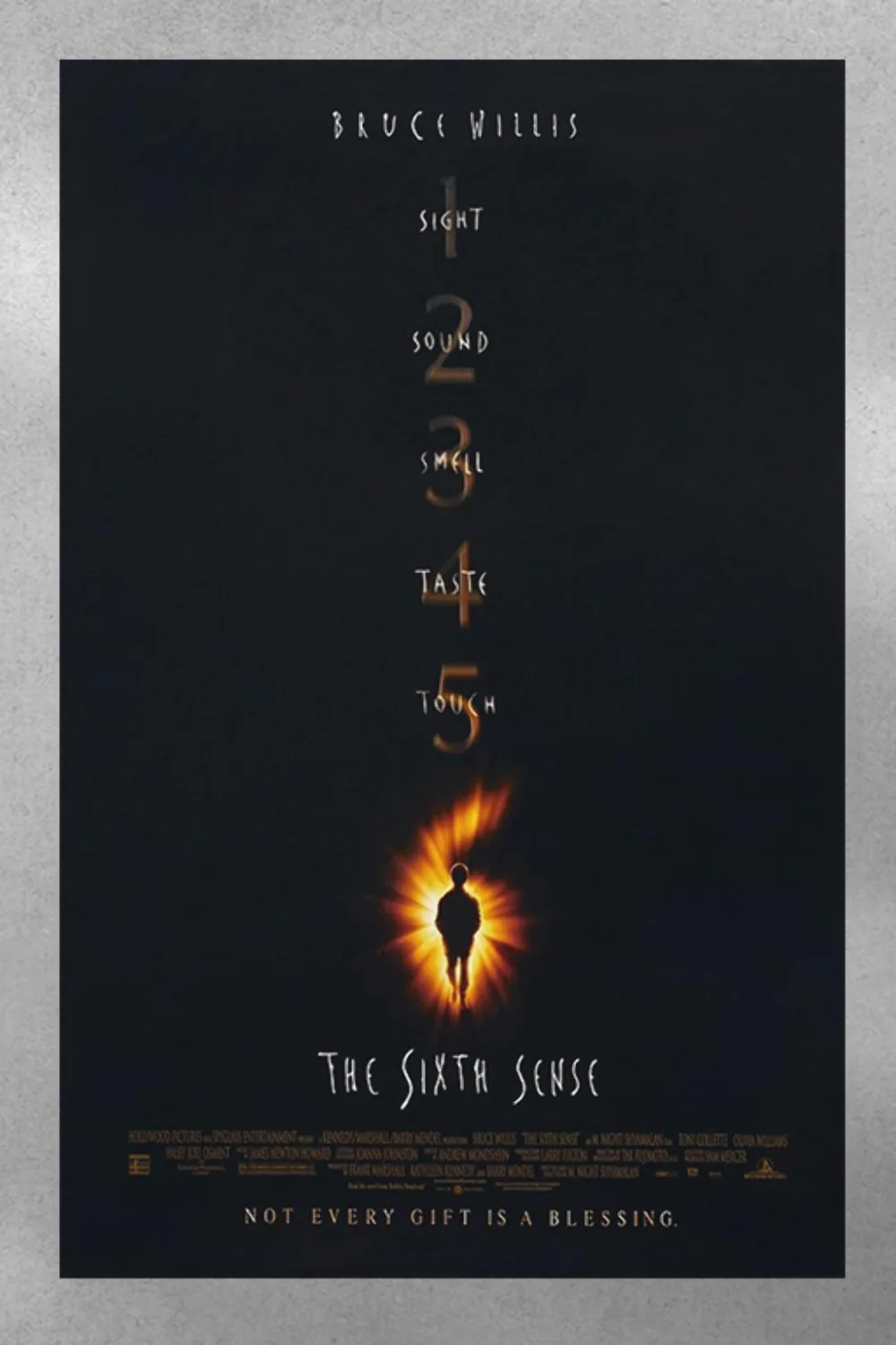 The Sixth Sense | Bruce Willis | Premium Movie Poster | Film Art Print | Vintage, изображение 3