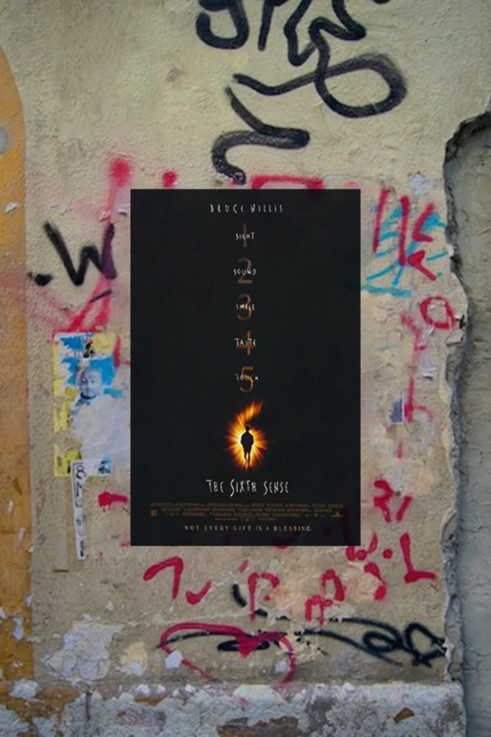 The Sixth Sense | Bruce Willis | Premium Movie Poster | Film Art Print | Vintage, изображение 4