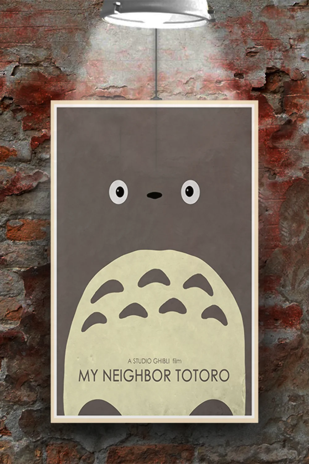 My Neighbour Totoro Gloss Poster Featuring Totoro and Satsuki | Film Fan Art Pri, изображение 2