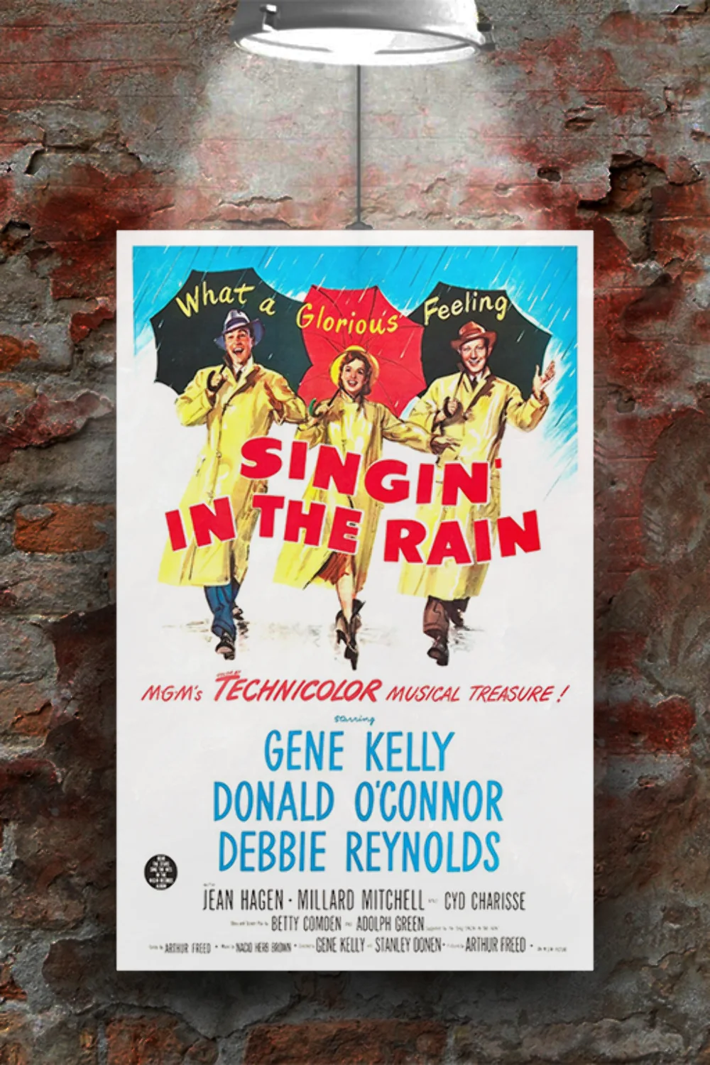 Singin' in the Rain Gene Kelly Gloss Poster | Classic Film Art Print | Vintage H, изображение 2