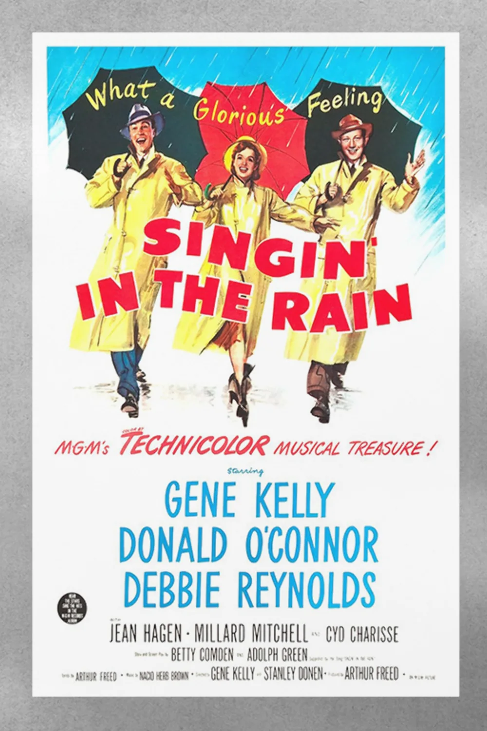Singin' in the Rain Gene Kelly Gloss Poster | Classic Film Art Print | Vintage H, изображение 3