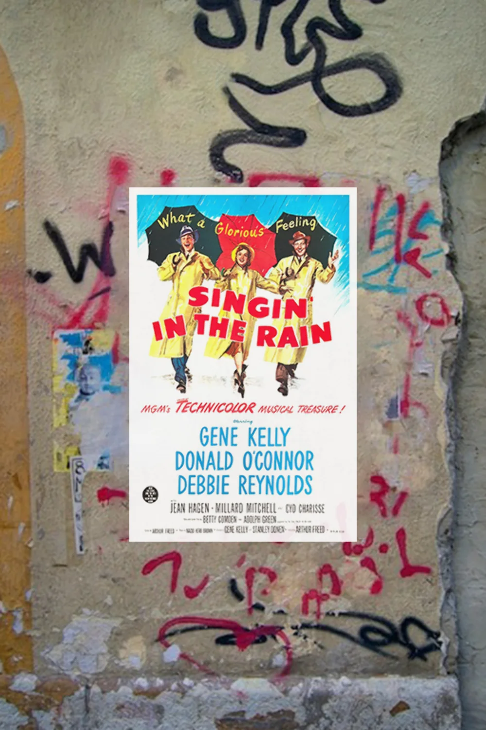 Singin' in the Rain Gene Kelly Gloss Poster | Classic Film Art Print | Vintage H, изображение 4