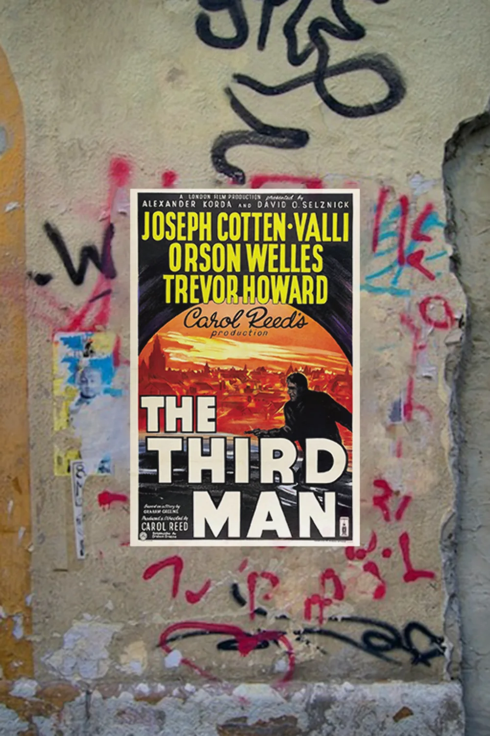 The Third Man Orson Welles | Film Noir Gloss Poster | Classic Cinema Wall Art, изображение 4