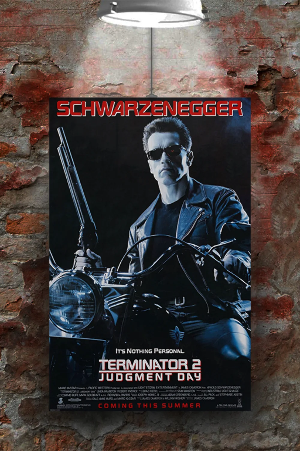 Terminator 2 Arnold Schwarzenegger Gloss Film Poster | Action Movie Wall Art Pri, изображение 2