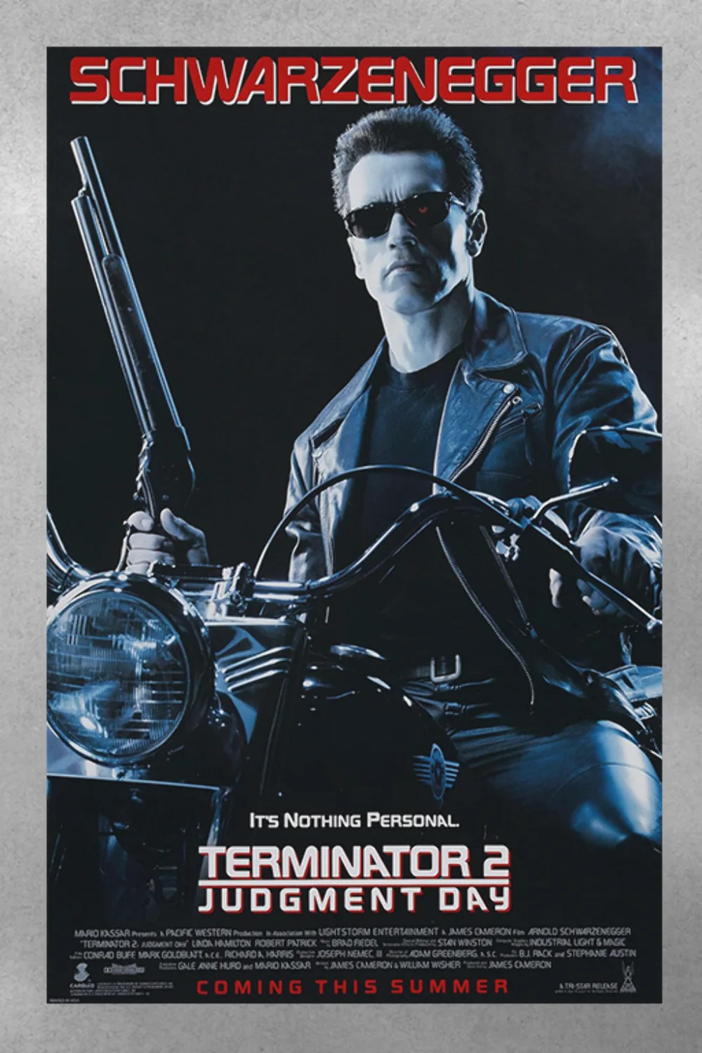 Terminator 2 Arnold Schwarzenegger Gloss Film Poster | Action Movie Wall Art Pri, изображение 3