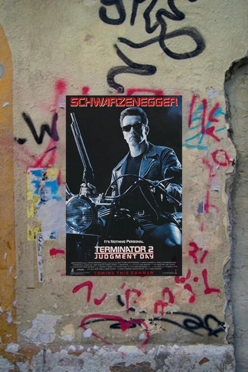 Terminator 2 Arnold Schwarzenegger Gloss Film Poster | Action Movie Wall Art Pri, изображение 4