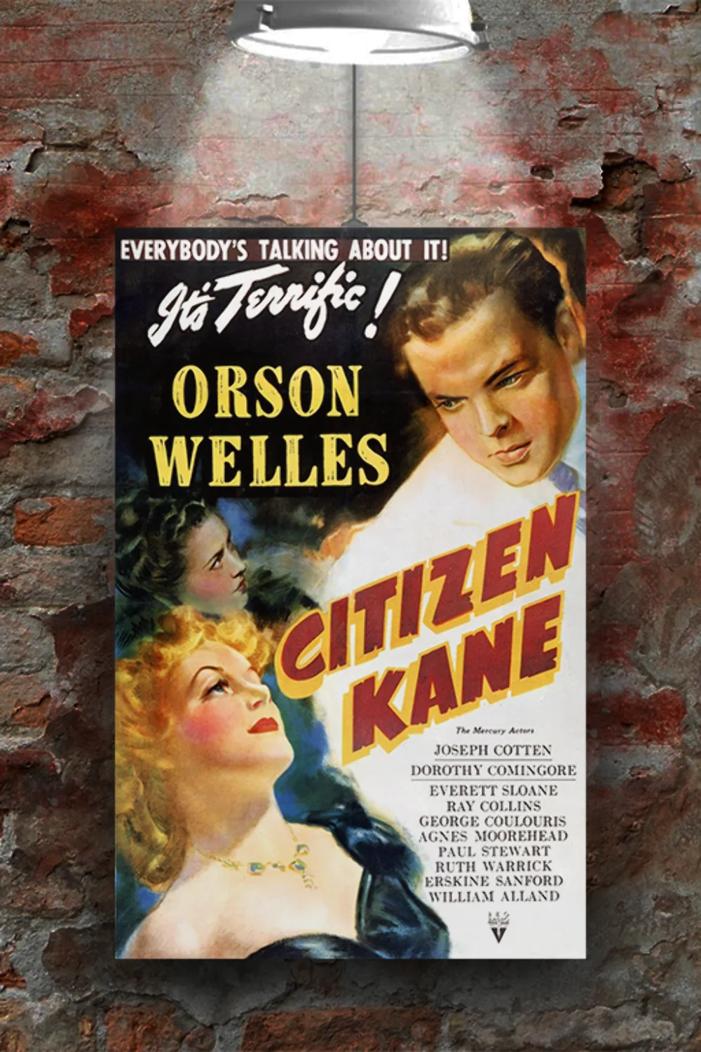 Citizen Kane | Orson Welles | Vintage Movie Poster | Film Memorabilia | Classic, изображение 2