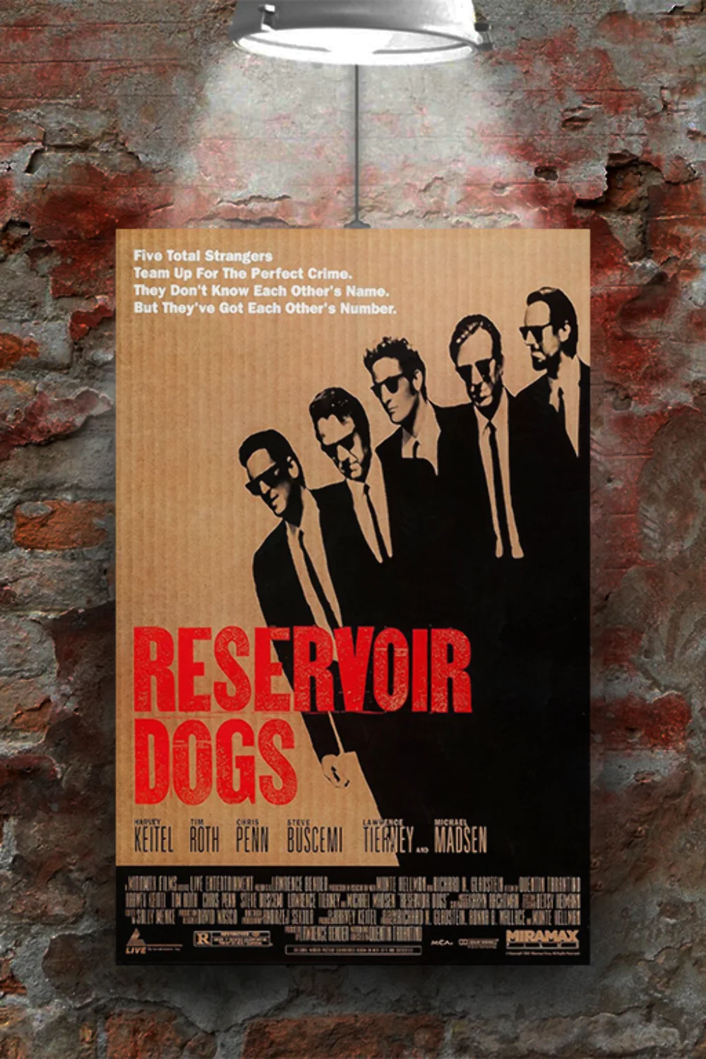 Reservoir Dogs - Harvey Keitel - Premium Gloss Poster | Film Art | Vintage Movie, изображение 2