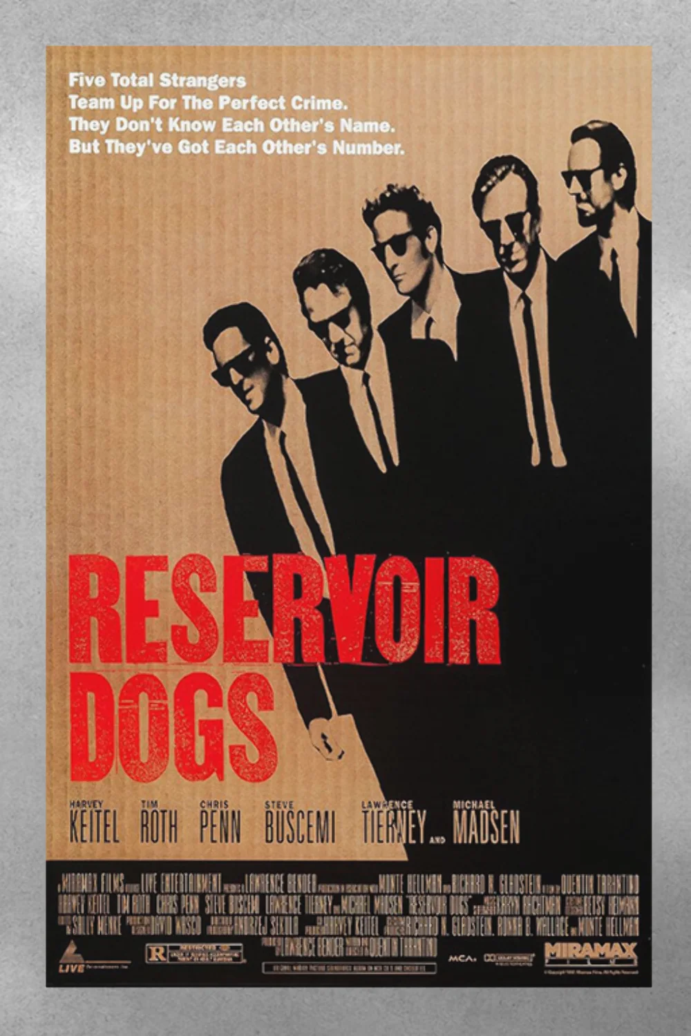 Reservoir Dogs - Harvey Keitel - Premium Gloss Poster | Film Art | Vintage Movie, изображение 3