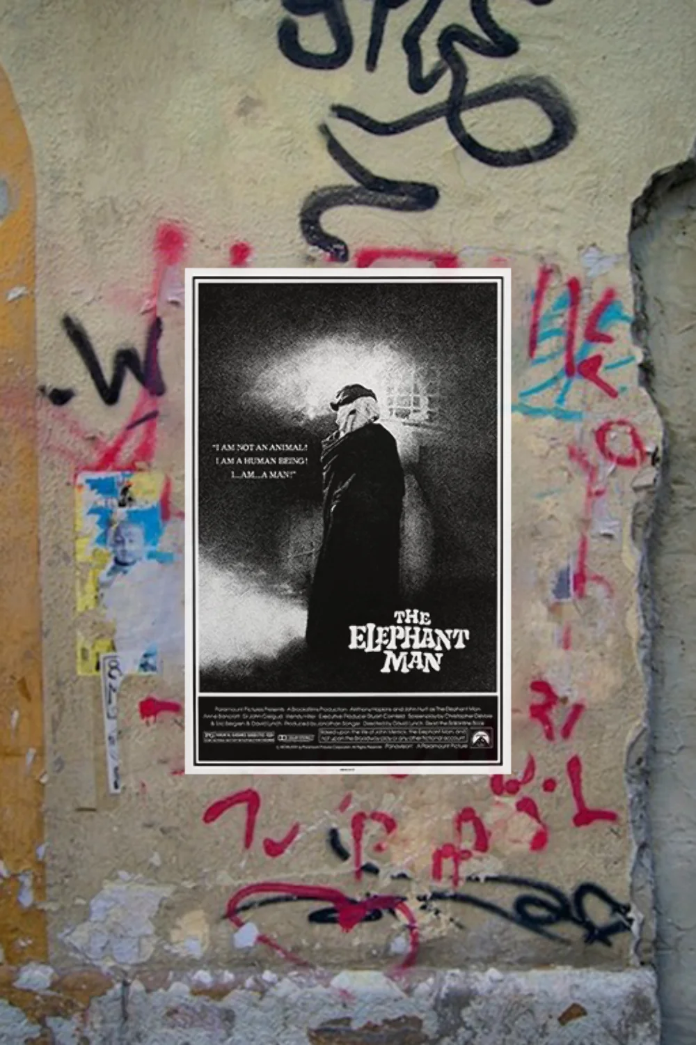 The Elephant Man | John Hurt Gloss Film Poster | Vintage Movie Memorabilia | Col, изображение 4