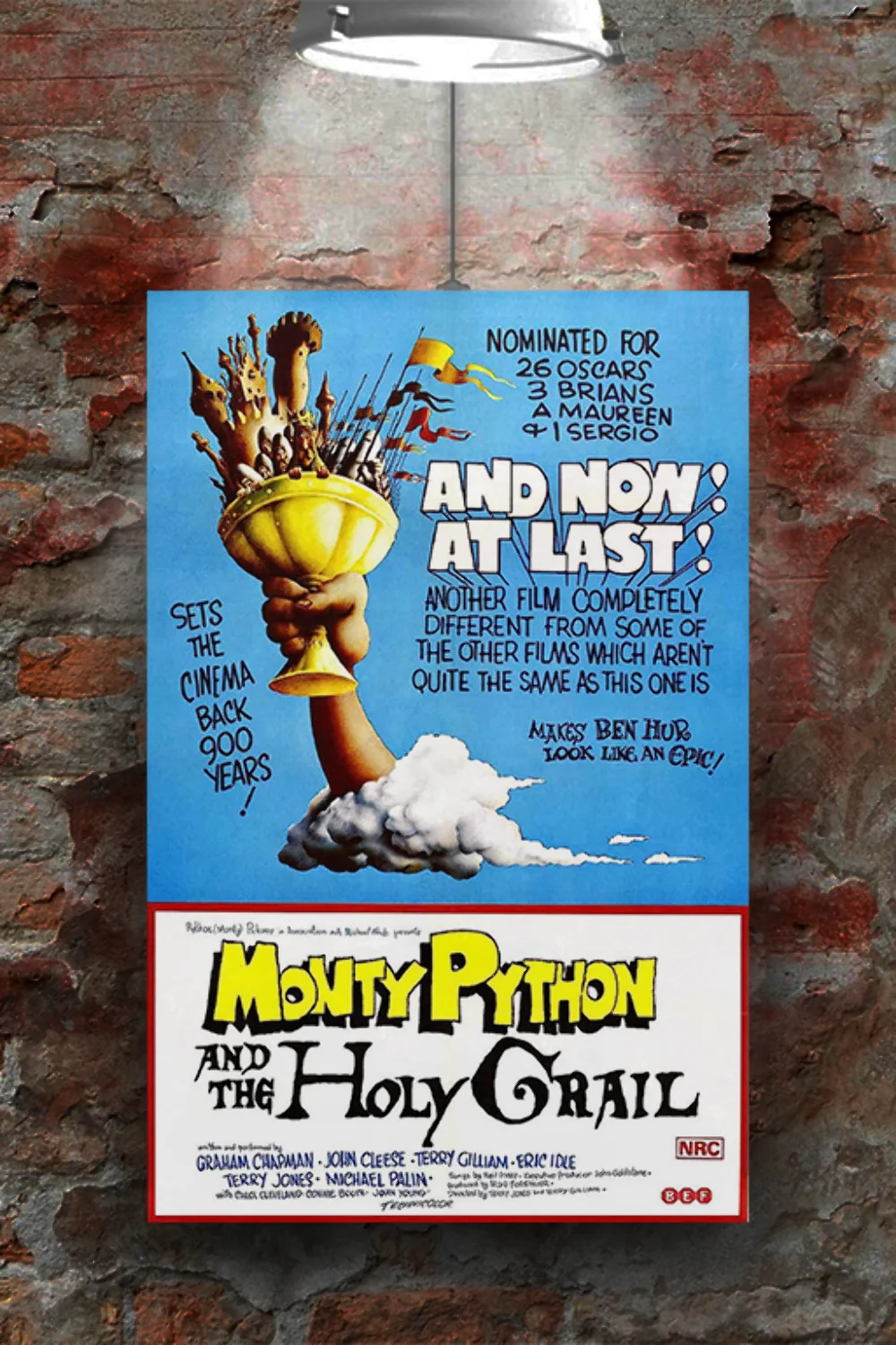 Monty Python and the Holy Grail John Cleese Premium Gloss Poster | Film Memorabi, image 2