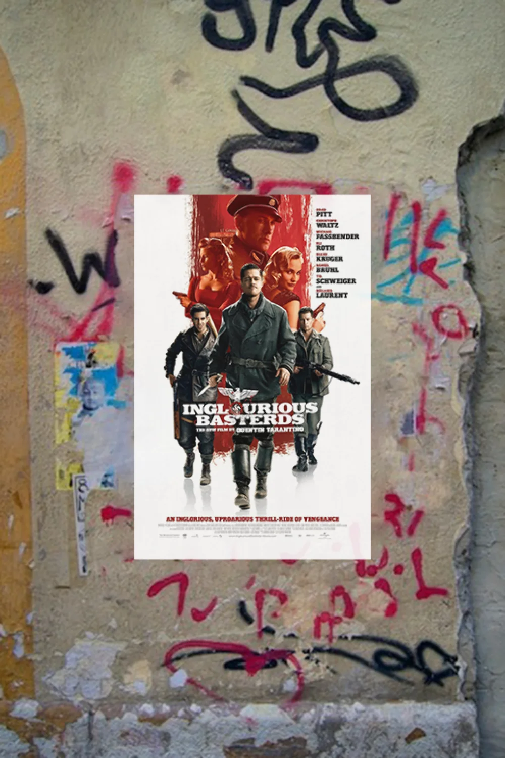 Inglourious Basterds Brad Pitt Premium Gloss Poster | Quentin Tarantino Film Des, изображение 4