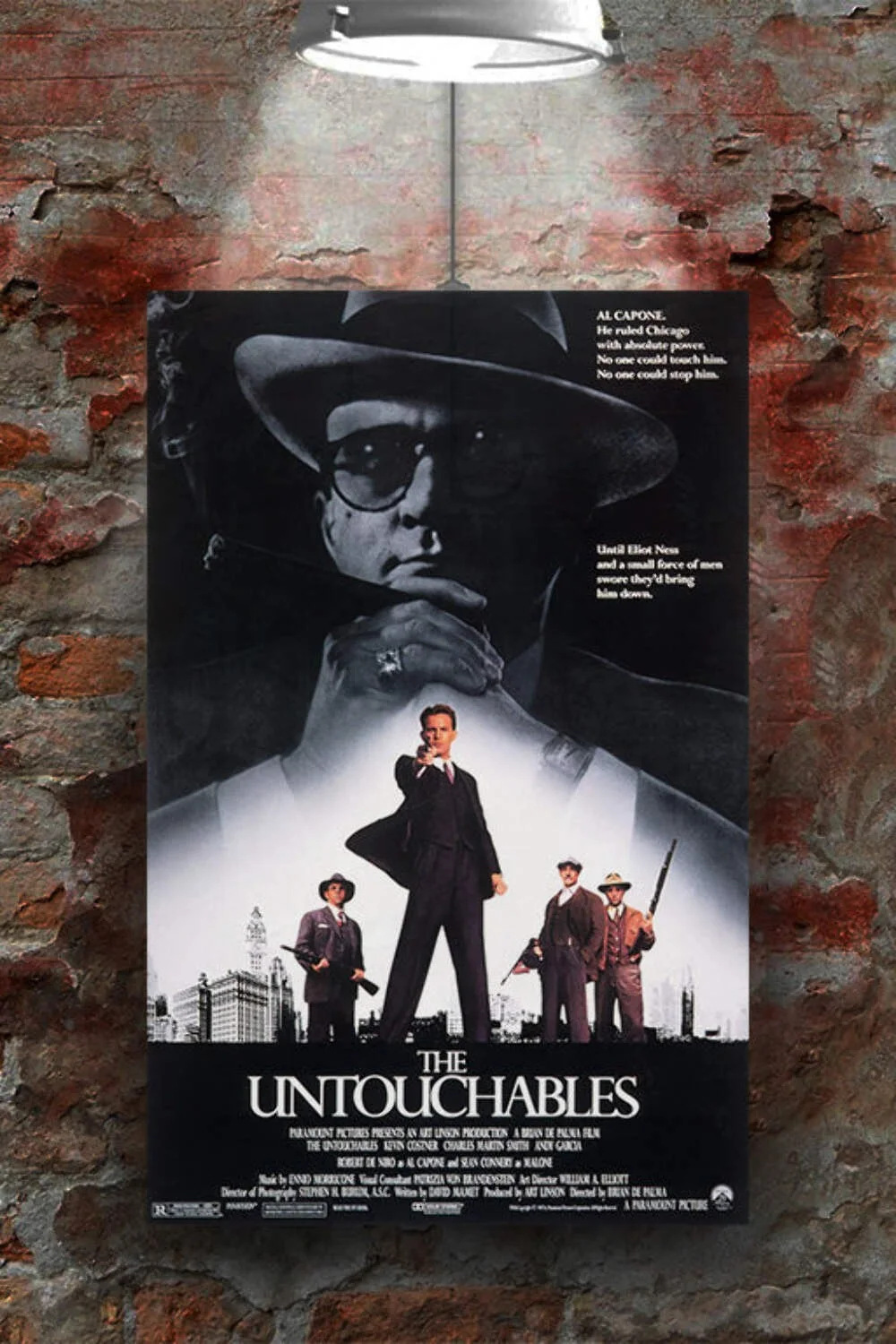 The Untouchables Kevin Costner Poster | Glossy Movie Print | Crime Film Wall Art, изображение 2