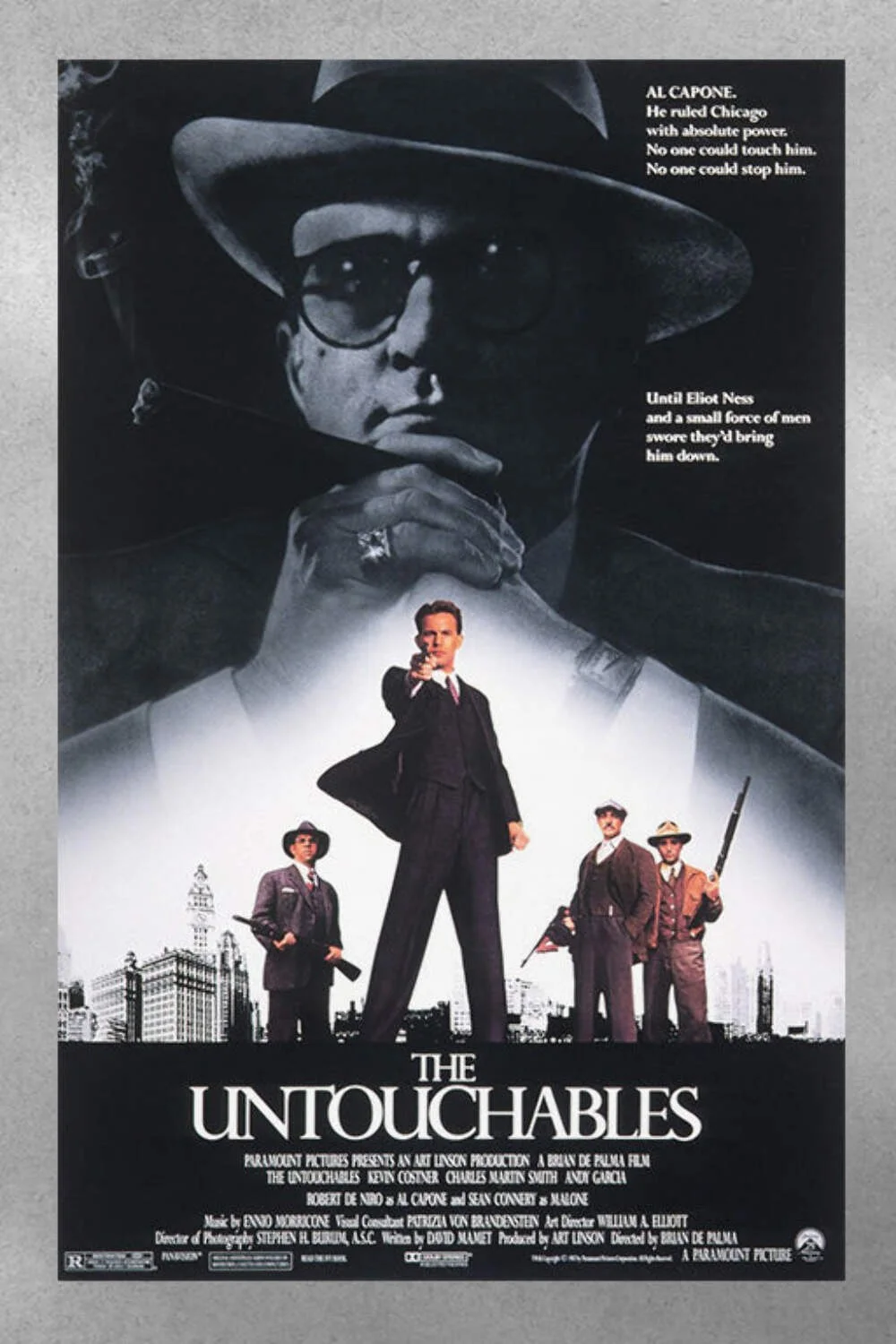 The Untouchables Kevin Costner Poster | Glossy Movie Print | Crime Film Wall Art, изображение 3