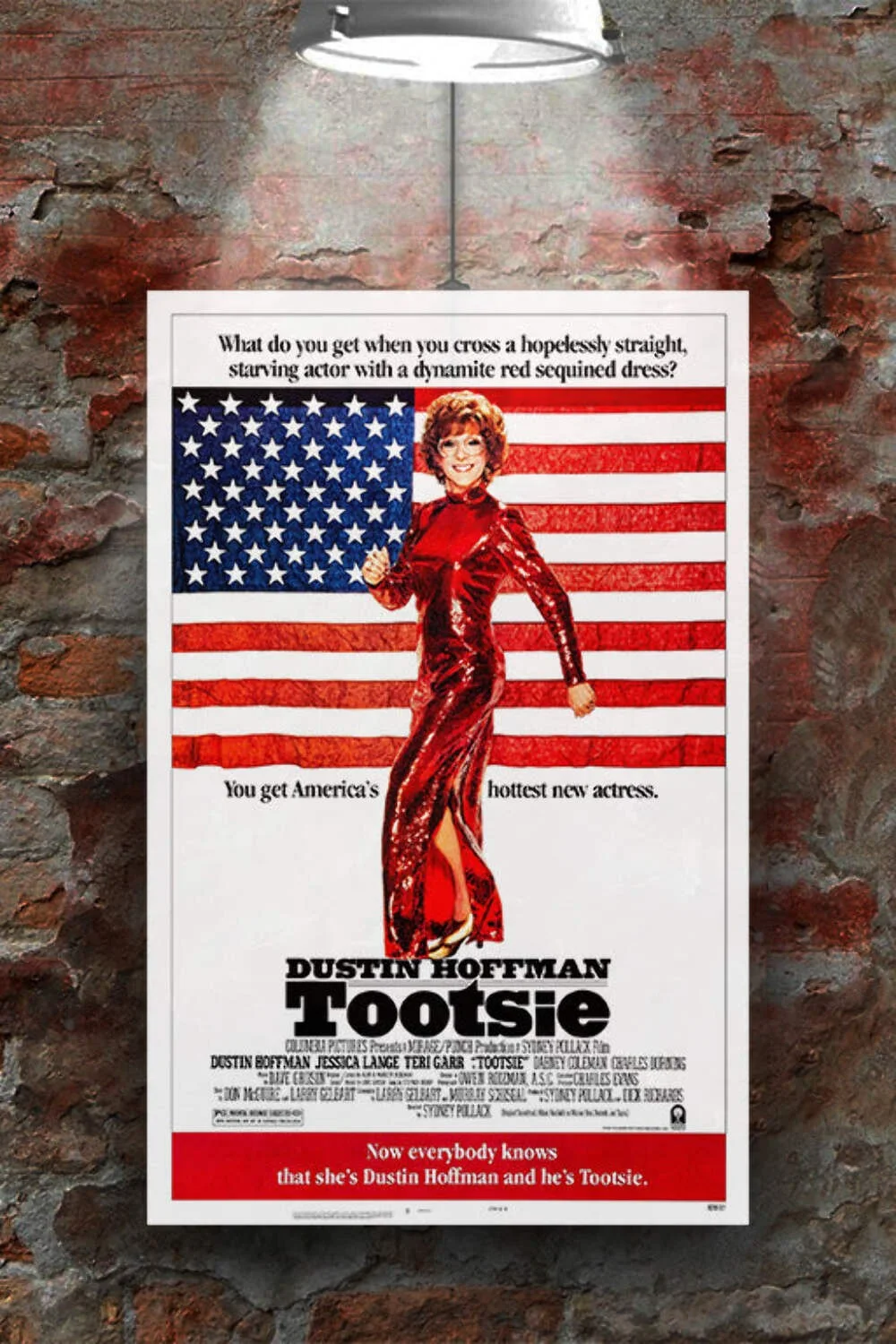 Tootsie Dustin Hoffman Glossy Poster | Classic Movie Print | Retro Film Wall Art, изображение 2