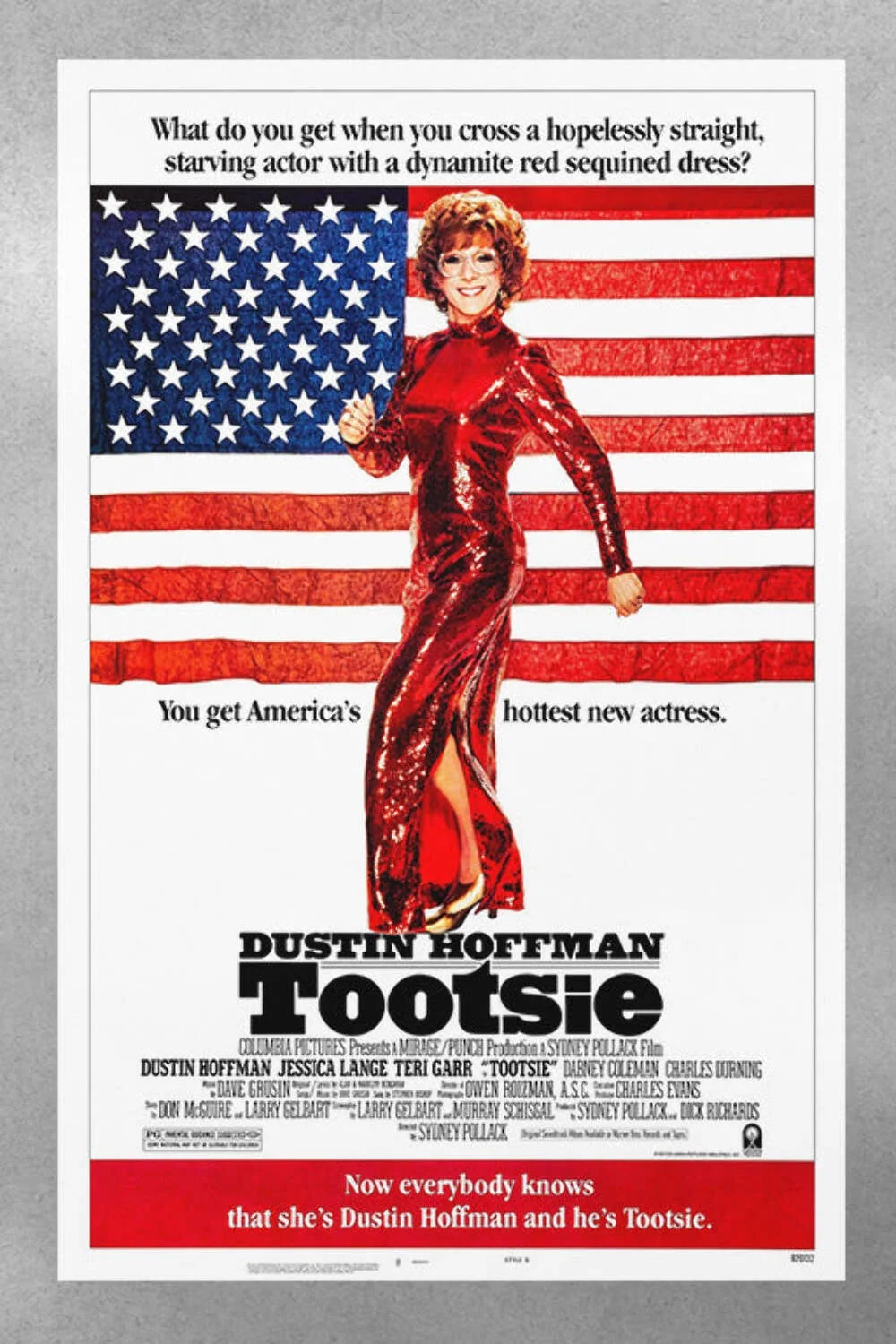Tootsie Dustin Hoffman Glossy Poster | Classic Movie Print | Retro Film Wall Art, изображение 3