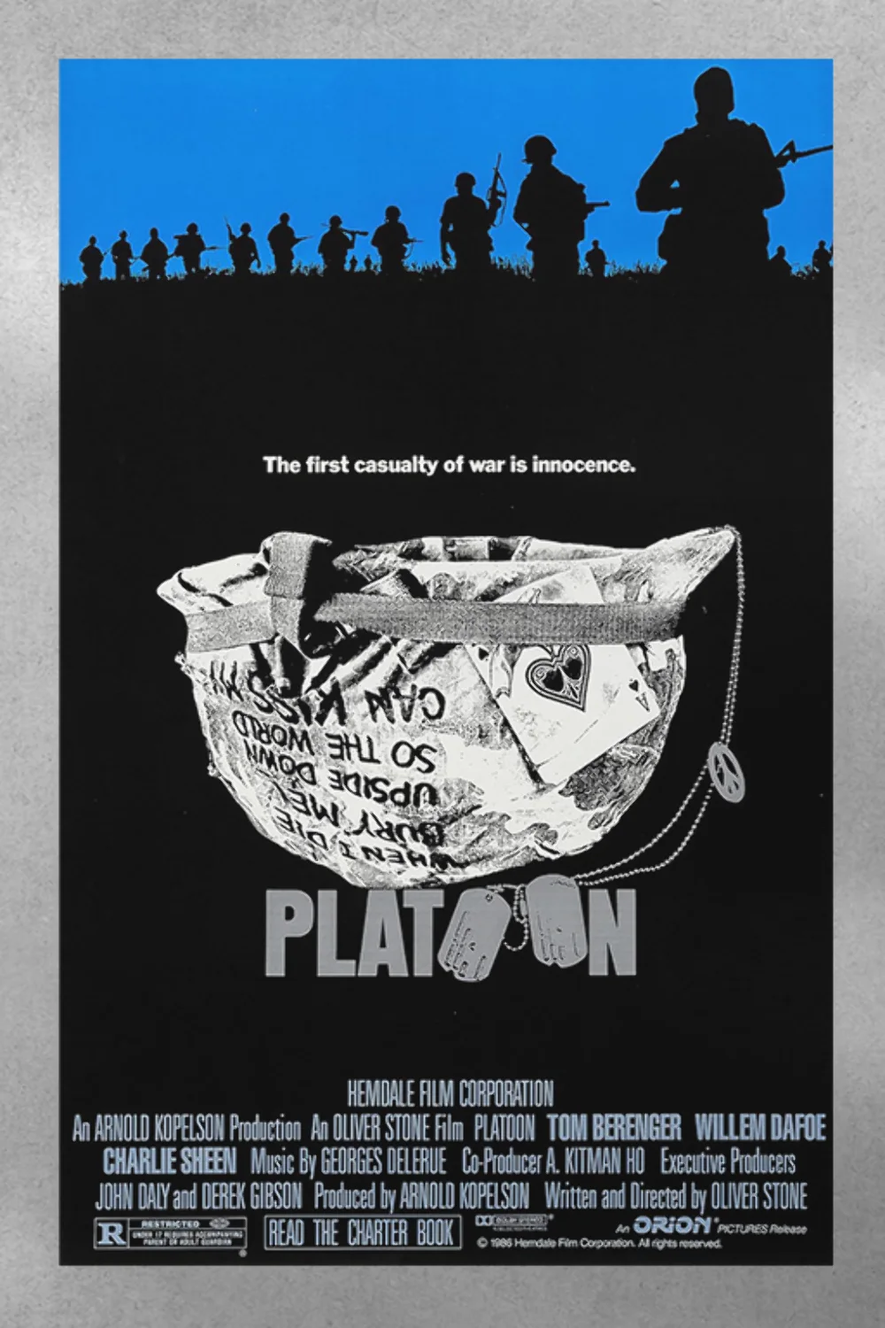 Platoon Charlie Sheen Gloss Poster | Film War Movie Wall Art Print, изображение 3