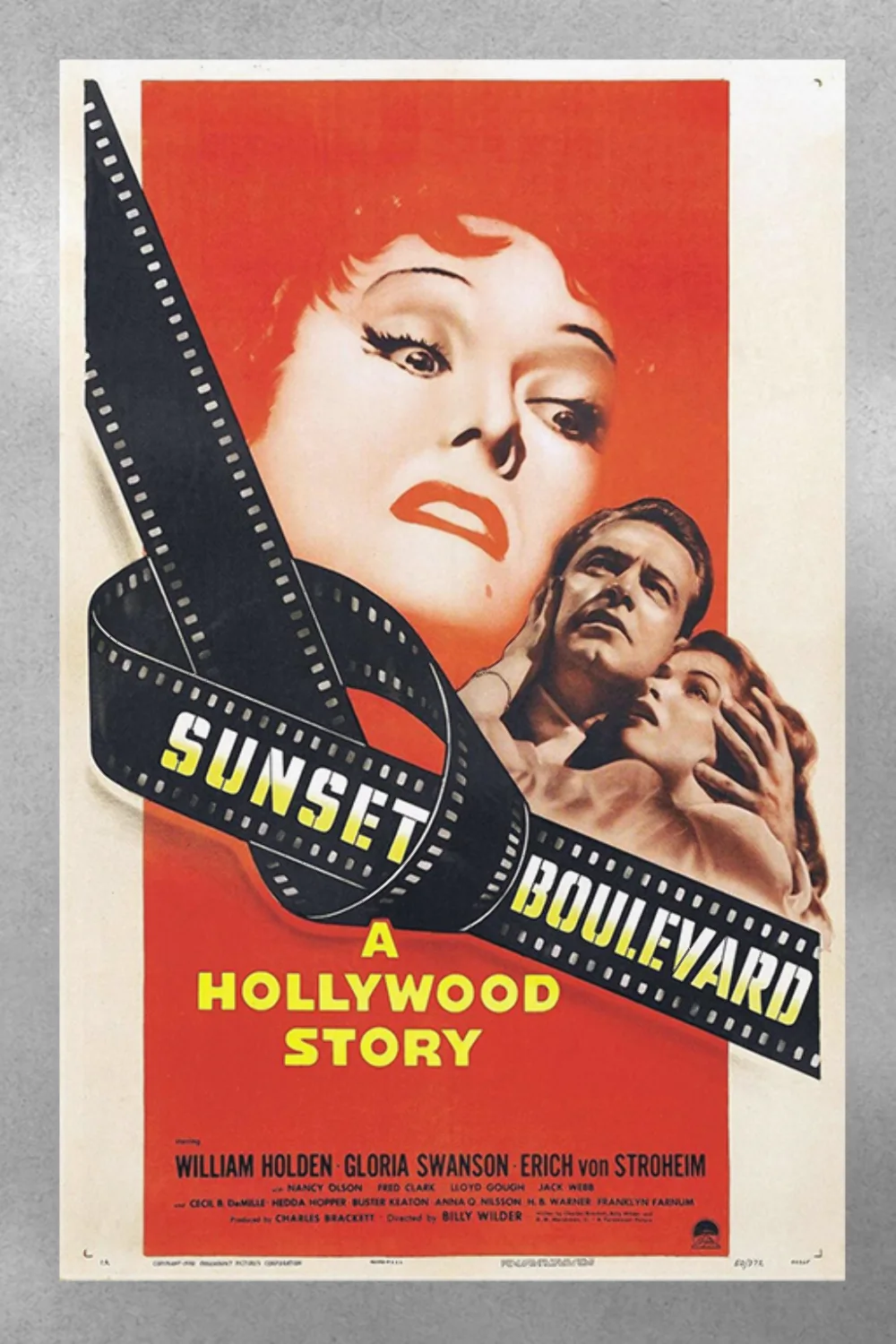 Sunset Blvd: Gloria Swanson Premium Gloss Poster | Classic Film Vintage Design |, изображение 3