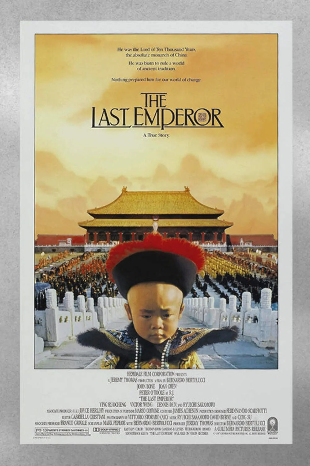The Last Emperor John Lone | Movie Poster | Glossy Wall Art | Vintage Film Print, изображение 3